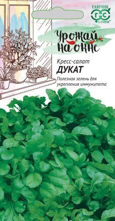 Кресс-салат Дукат Урожай на окне 1г (Гавриш)