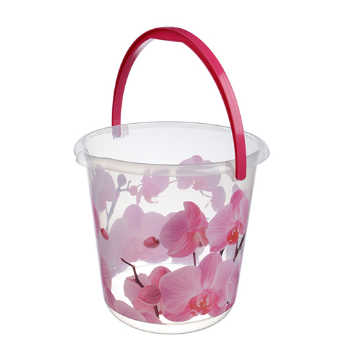 Ведро 5л пластик Орхидея 2424 (М-пласт)(10шт) 