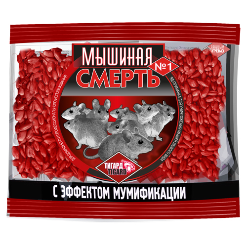 Мышиная смерть 200г зерно (Оборонхим)(50шт)