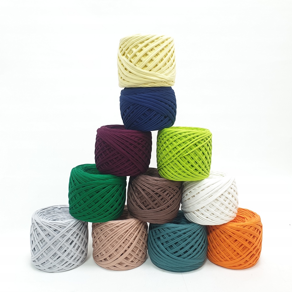 Трикотажная пряжа Три кота микс 400гр (Канатный Двор)(36шт)