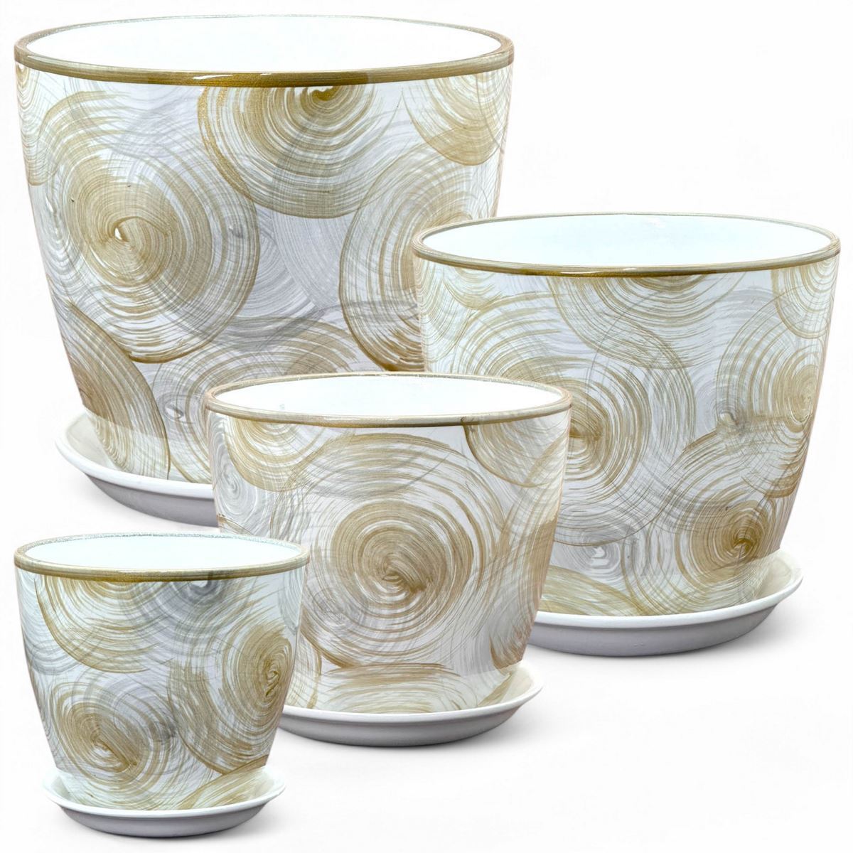 Бутон сатурн белый 3,8л 18см РС140/3 (СА)    