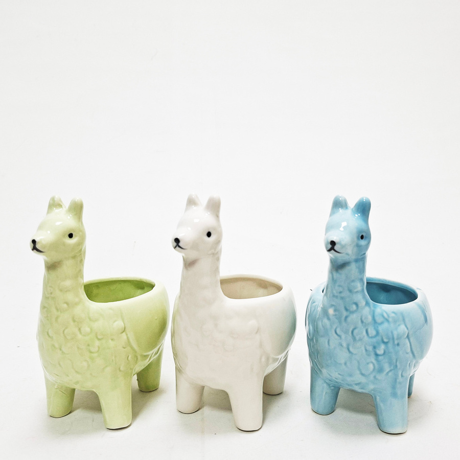 Горшок Лама SBPK694 16*11см микс (Сиб Сад)