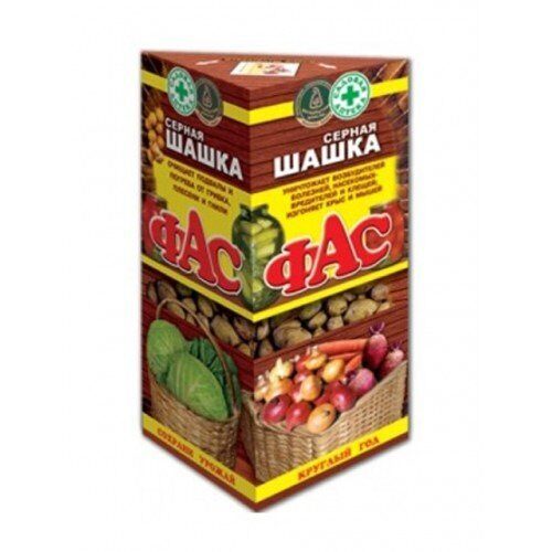 Шашка серная Фас 300г треугольная стандарт универсальная (КапиталПрок)(30шт)