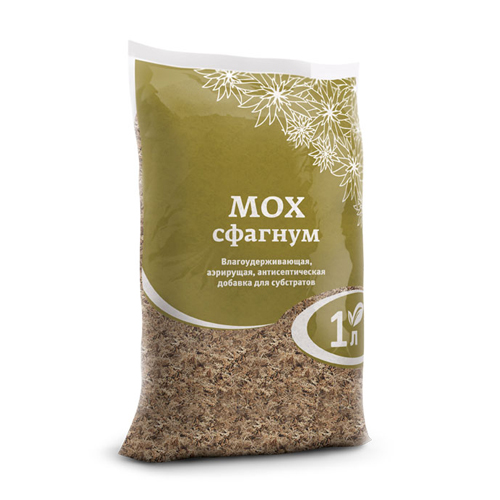 Мох сфагнум 1л (БиоМастер)(50шт)(1000шт)