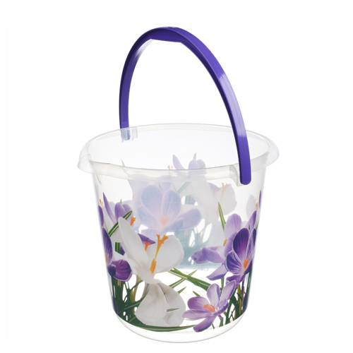 Ведро 5л Деко Крокусы 2425 (М-пласт)(10шт) 
