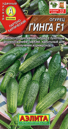 Огурец Гинга F1 10шт (Аэлита)