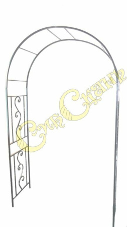 Арка садовая 230х120х35 зеленая (СибСкань)