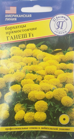 Бархатцы Ганеш F1 однолетник 5шт (Престиж)